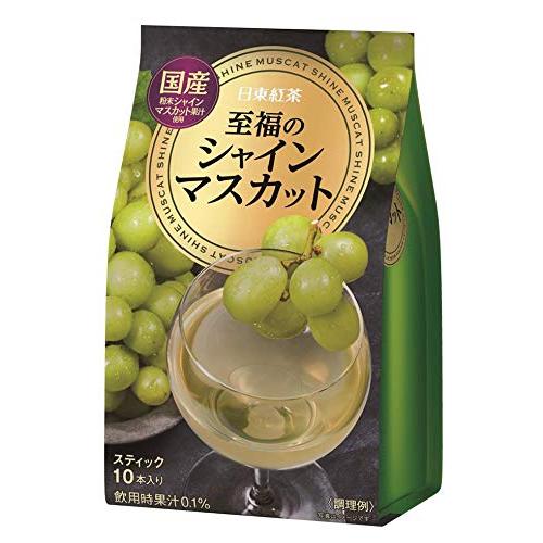 三井农林 日东红茶 青提水果茶粉 10包入